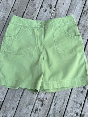 Northern Reflections Light Green Casual Bermuda Shorts